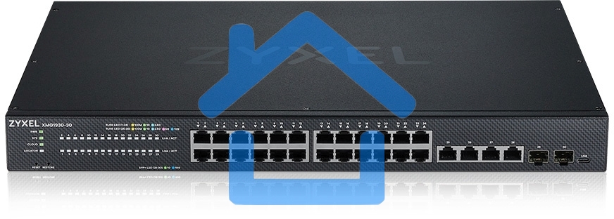 Коммутатор Zyxel NebulaFlex XMG1930-30-ZZ0101F 4x10G управляемый