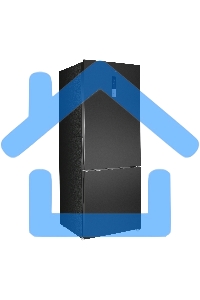 Холодильник Maunfeld MFF1857NFSB черный мат. инвертер двухкамерный 336/117л морозилка снизу