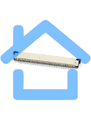 Разъем FPC Half Coverage Top Contact 1.0K-BS-32PWB 32 pin высота 2мм шаг 1мм