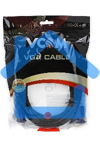 Кабель монитор-SVGA card (15M-15M) 3.0м 2 фильтра VCOM