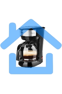 Кофеварка капельная Centek CT-1147 Steel, исп. кофе - молотый, 1.8 л, 900 Вт.