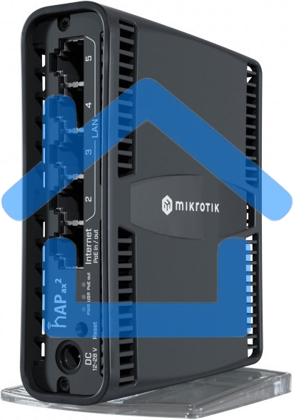Маршрутизатор mikroTik hAP ax2 C52iG-5HaxD2HaxD-TC WIFI6, 2.4+5Ghz, 5RJ45 1Gbit, 1 POE