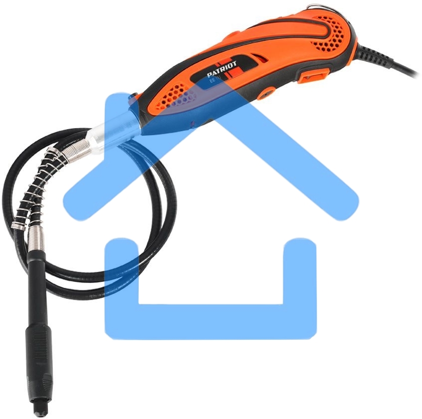 Гравер электрический PATRIOT EE 111 с гибким валом, 140Вт, 210 насадок в комплекте, кейс