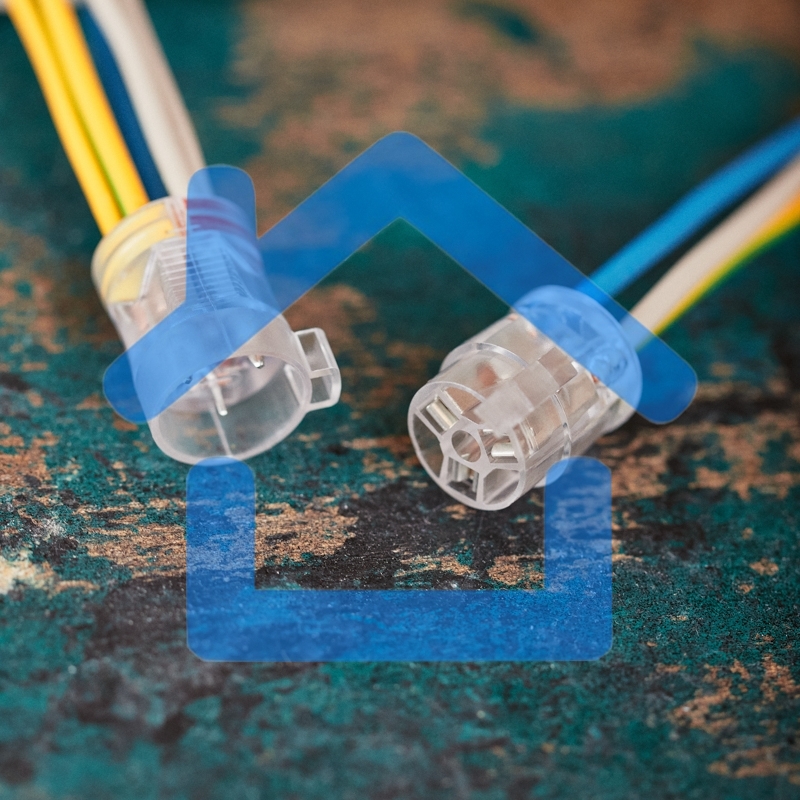 Экспресс-клемма СМК 2273-2x3R проходная разъемная 3 полюса 3х2-проводная 0,5-2,5мм² (50 шт/уп) Rexant