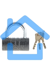 Замок навесной ЗН2-21, 80 мм Сибртех