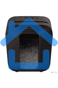 Шредер Fellowes PowerShred LX25 черный (секр.P-4)/перекрестный/6лист./11.5лтр./скрепки/скобы/пл.карты