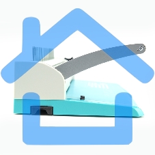 Переплетчик Heleos БП13п бирюзово-белый (БП13ПББ) A4/перф.13л.сшив/макс.450л./пластик.пруж. (6-51мм)