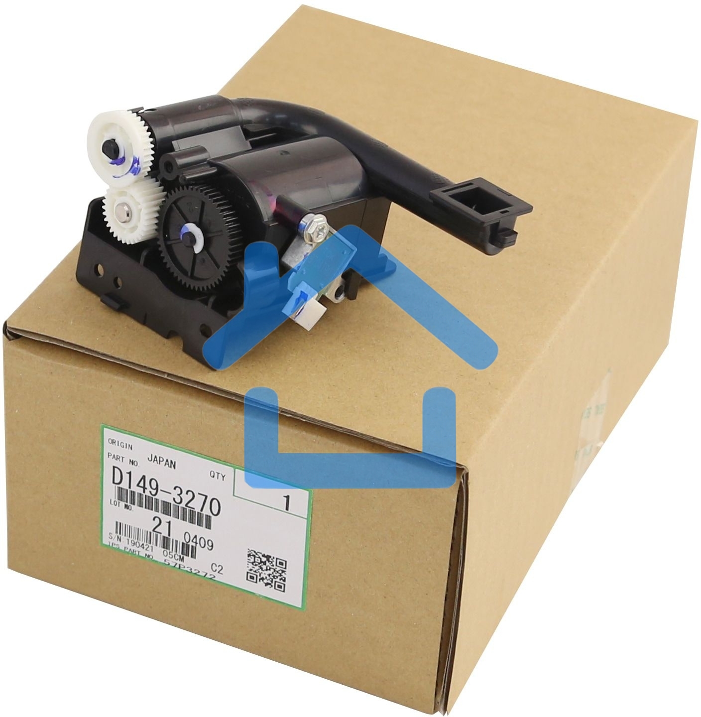 Бункер блока подачи голубого тонера в сборе Ricoh