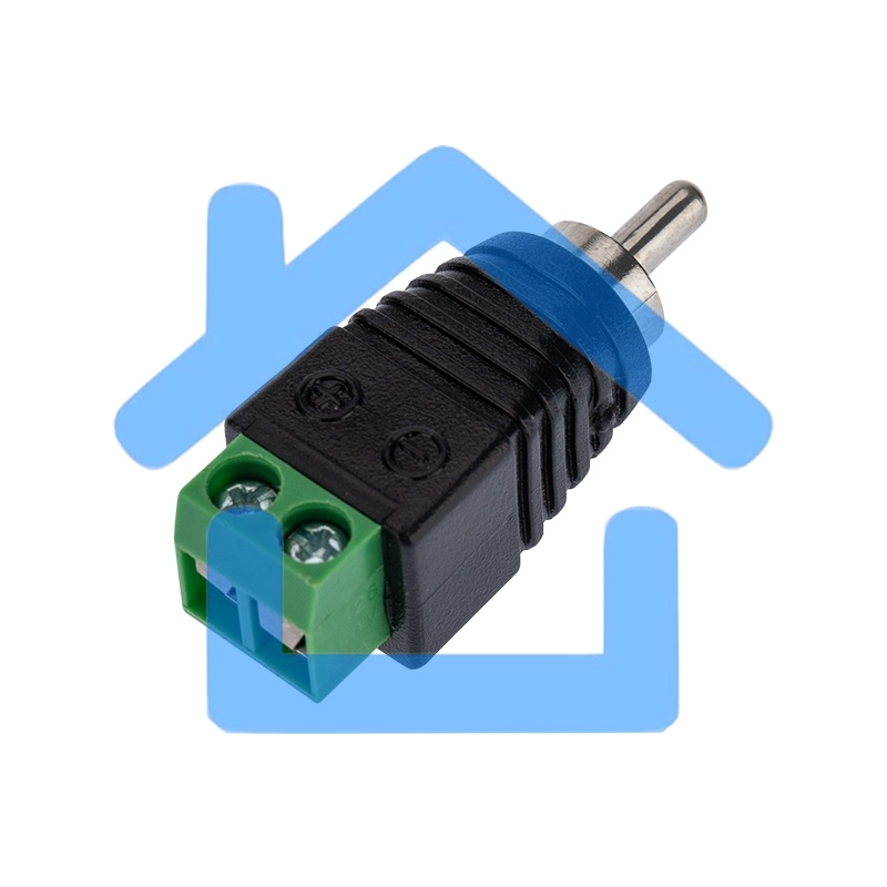 Разъем штекер RCA с клеммной колодкой (блистер) Rexant 14-0413