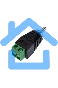 Разъем штекер RCA с клеммной колодкой (блистер) Rexant 14-0413