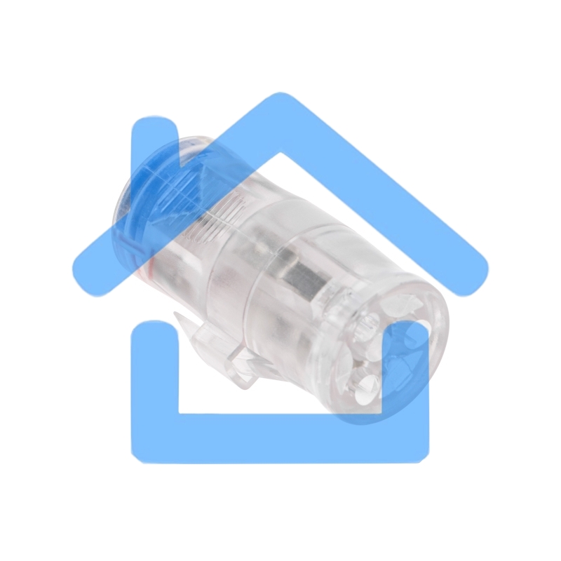 Экспресс-клемма СМК 2273-2x3R проходная разъемная 3 полюса 3х2-проводная 0,5-2,5мм² (50 шт/уп) Rexant