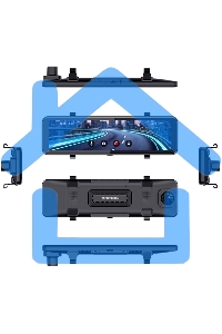 Видеорегистратор TrendVision CarPlay Mirror черный 2Mpix 2160x3840 2160p 150гр. MSTAR 8826