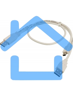 Kабель USB2.0 Ningbo mini (5pin)-A 0,5m +доп.питание A(0.3m)