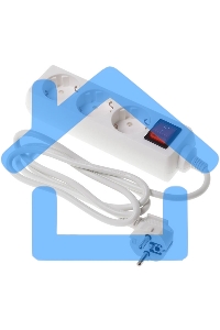 Сетевой удлинитель Buro BU-PS3.1/W 1.5м (3 розетки) белый (пакет ПЭ)