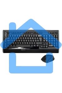 Комплект клавиатура + мышь A4TECH W 9300F USB черный, 2.4G наноприемник