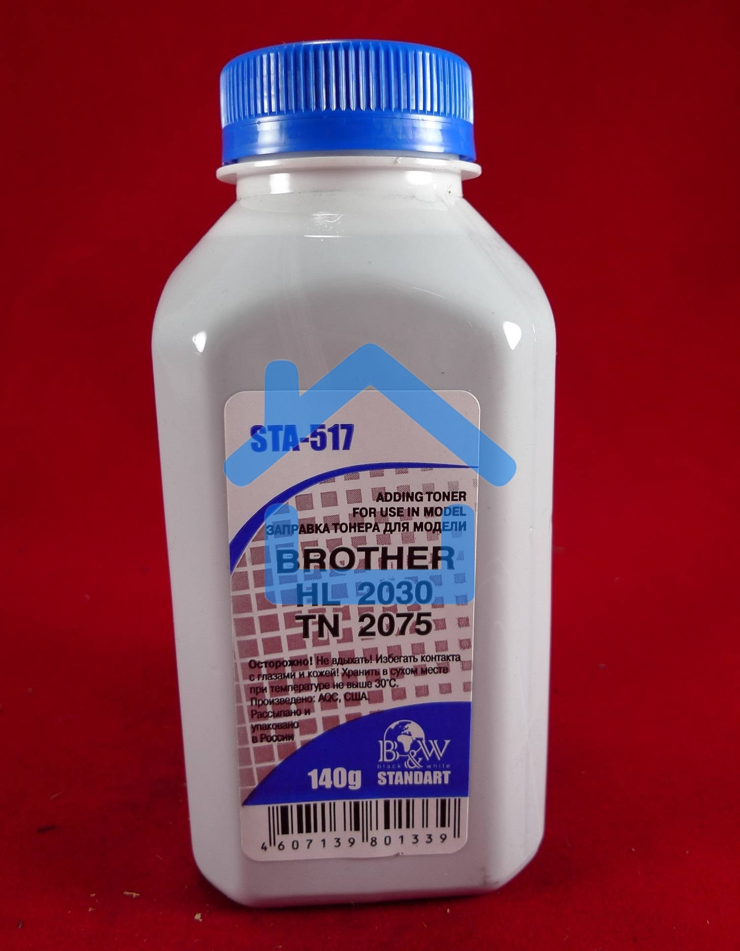 Тонер Brother TN 2075/85/2135/75 HL 2030/35/40/75/2140/50/70 (фл,140г) B&W Standart фас. Россия