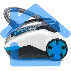 Пылесос Thomas DryBOX+AquaBOX Parkett белый/синий, 325/1700Вт, уборка сухая, пылесборник контейнер 2.6 л