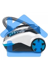 Пылесос Thomas DryBOX+AquaBOX Parkett белый/синий, 325/1700Вт, уборка сухая, пылесборник контейнер 2.6 л