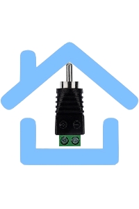 Разъем штекер RCA с клеммной колодкой (блистер) Rexant 14-0413