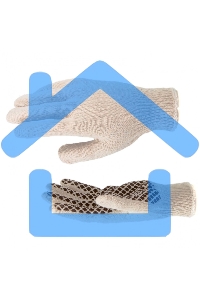 Перчатки трикотажные, рисунок ПВХ гель 