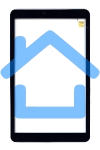 Сенсорное стекло (тачскрин) для Irbis TZ102. черное с рамкой