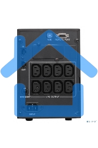 Источник бесперебойного питания Powercom Smart King Pro+ SPT-1000-II LCD 800Вт 1000ВА черный