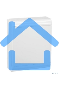 Бокс ЩРН-П-24 модуля навесн.пластик IP41 PRIME белая дверь IEK_MKP82-N-24-WD-41-10