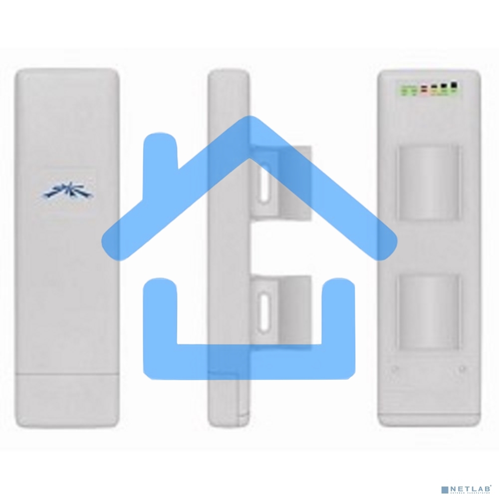 Сетевое оборудование UBIQUITI NSM2(EU) всепогодная Wi-Fi/TDMA AP/CPE. 802.11n, 2,4 ГГц, антенна 11 дБ