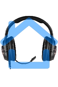 Наушники с микрофоном Sven AP-U1100MV черный 2.2м мониторные оголовье