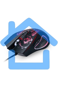 Мышь проводная Qumo Gremlin M37 черный, 3200 dpi, USB, кнопки - 6