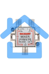 Диплексор (сумматор-делитель) SAT+TV в усиленном корпусе, Rexant