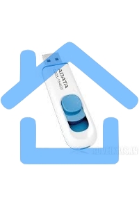 Флешка USB ADATA С008 (AC008-64G-RWE), 64 Gb, USB 2.0, R/W 15/5, белый/синий