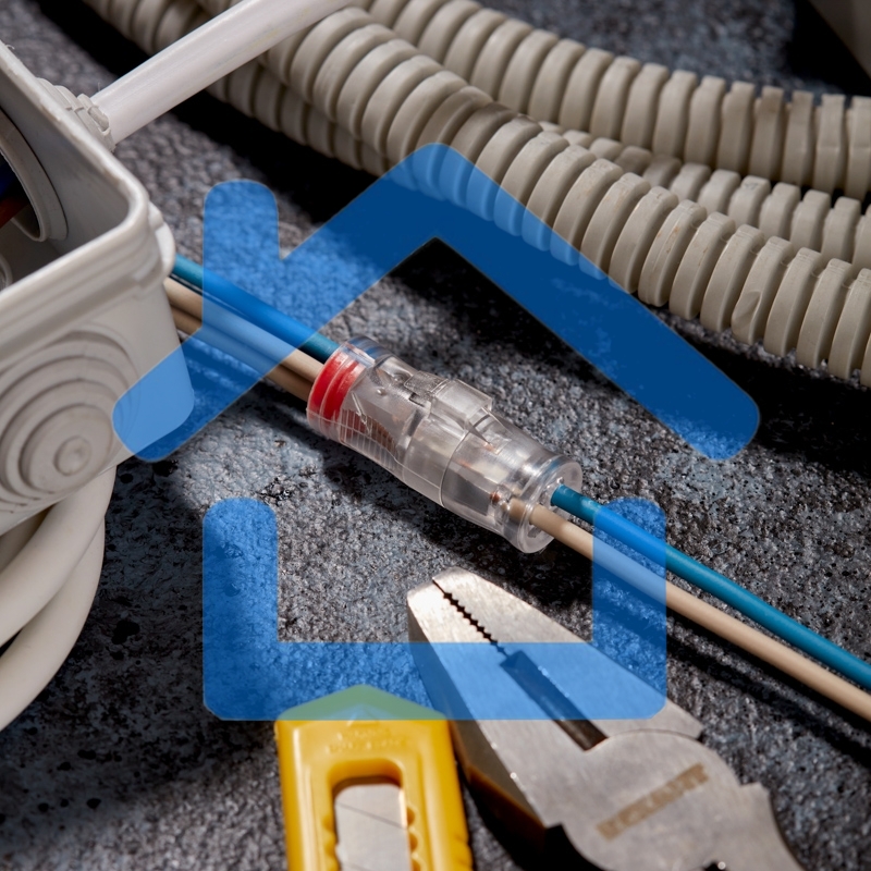 Экспресс-клемма СМК 2273-2x2R проходная разъемная 2 полюса 2х2-проводная 0,5-2,5мм² (50 шт/уп) Rexant