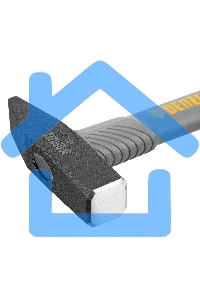 Молоток слесарный Denzel 400 г, кованый, фибергласовая рукоятка c TPR покрытием