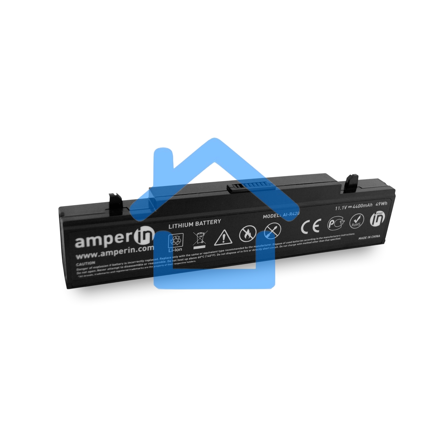 Аккумуляторная батарея Amperin для ноутбука Samsung R420 R510 R580 4400mah AI-R420