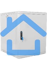 Шкаф коммутационный ЦМО (ШРН-15.500.1) настенный 15U 600x529мм пер.дв.металл 200кг серый 470мм 180град.