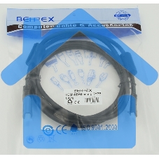 Кабель аудио-видео Behpex HDMI (m)/Mini HDMI (m) 2м. феррит.кольца черный