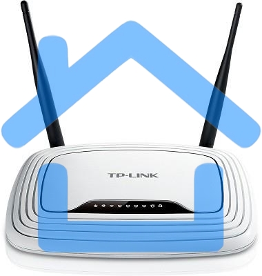 Маршрутизатор беспроводной TP-Link TL-WR841N 10/100BASE-TX
