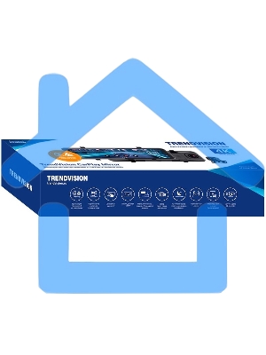 Видеорегистратор TrendVision CarPlay Mirror черный 2Mpix 2160x3840 2160p 150гр. MSTAR 8826