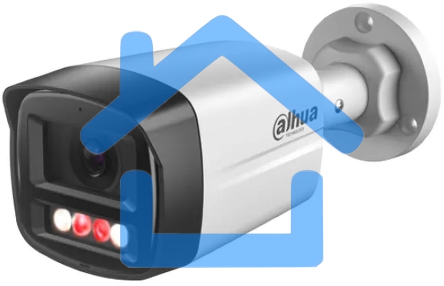 Камера видеонаблюдения IP Dahua DH-IPC-HFW1239TL1P-A-IL-0280B 2.8-2.8мм цв.