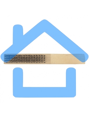 Щетка зачистная 5-и рядная Сибртех закаленная прямая проволока с деревянной ручкой 74805