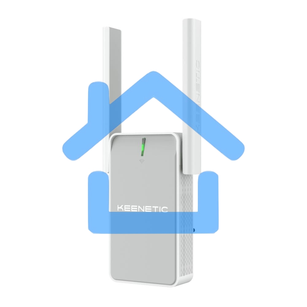 Ретранслятор Mesh сигнала Wi-Fi N300 Keenetic Buddy 4 (KN-3211) с портом Ethernet