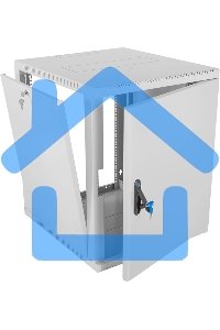 Шкаф коммутационный ЦМО (ШРН-15.500.1) настенный 15U 600x529мм пер.дв.металл 200кг серый 470мм 180град.