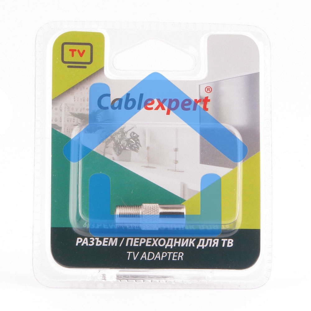 Переходник Cablexpert APL-FTVM-01, F (мама) / TV (папа), блистер