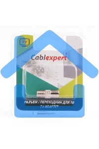 Переходник Cablexpert APL-FTVM-01, F (мама) / TV (папа), блистер