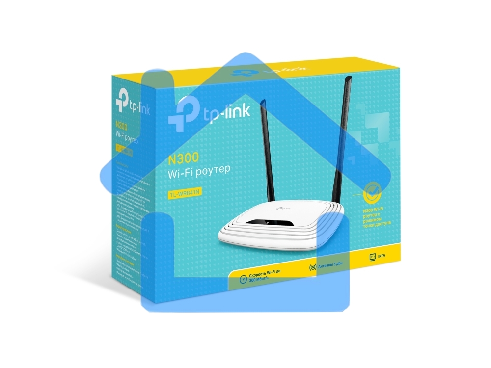 Маршрутизатор беспроводной TP-Link TL-WR841N 10/100BASE-TX