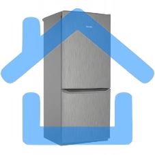 Холодильник Pozis RK-101 В серебристый металлик двухкамерный 156/57 л морозилка снизу