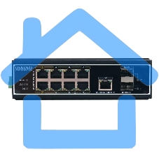 Коммутатор Osnovo SW-60812/I 8x100Mb 1G 2SFP 300W