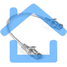 Патч-корд ExeGate EX286375RUS UTP-RJ45-RJ45-5e-0,3M-LSZH-GY, UTP, cat.5e, LSZH, 0.3м, серый