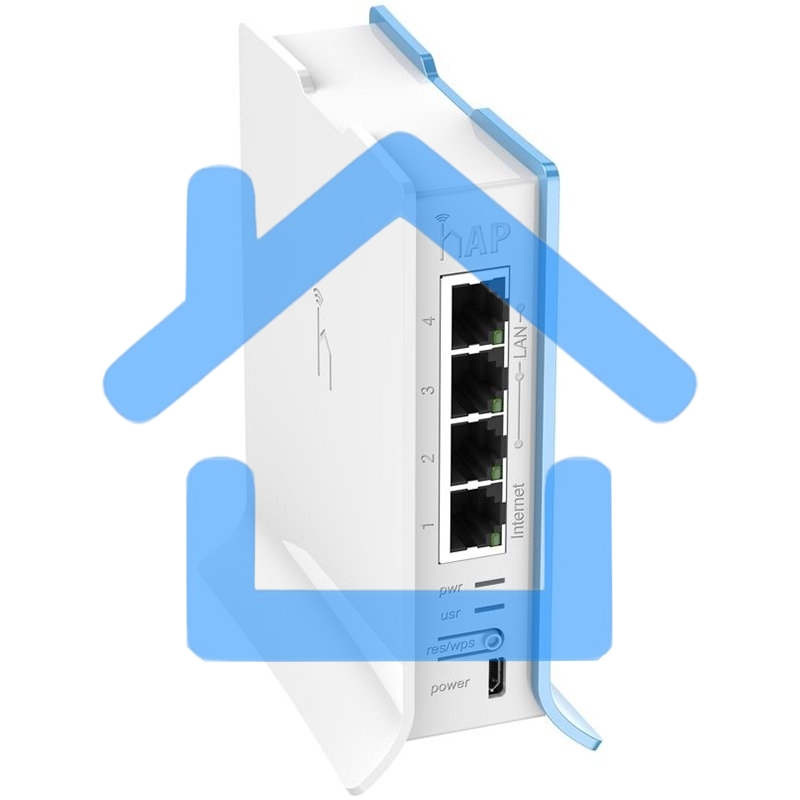 Сетевое оборудование Mikrotik RB941-2nD-TC Беспроводной маршрутизатор MikroTik RouterBOARD hAP lite
